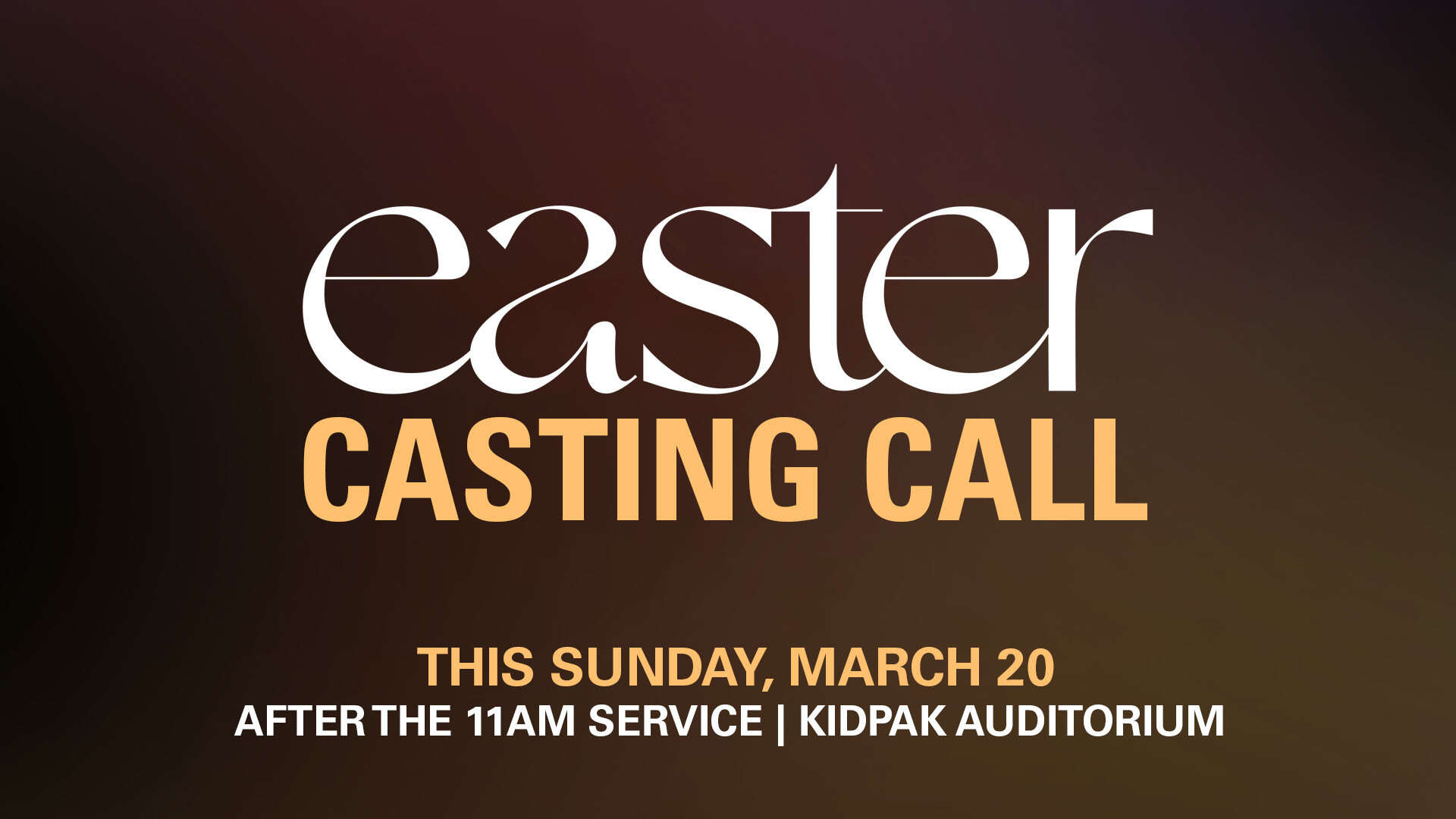 Easter Casting Call at Midtown, Gainesville, Cumming