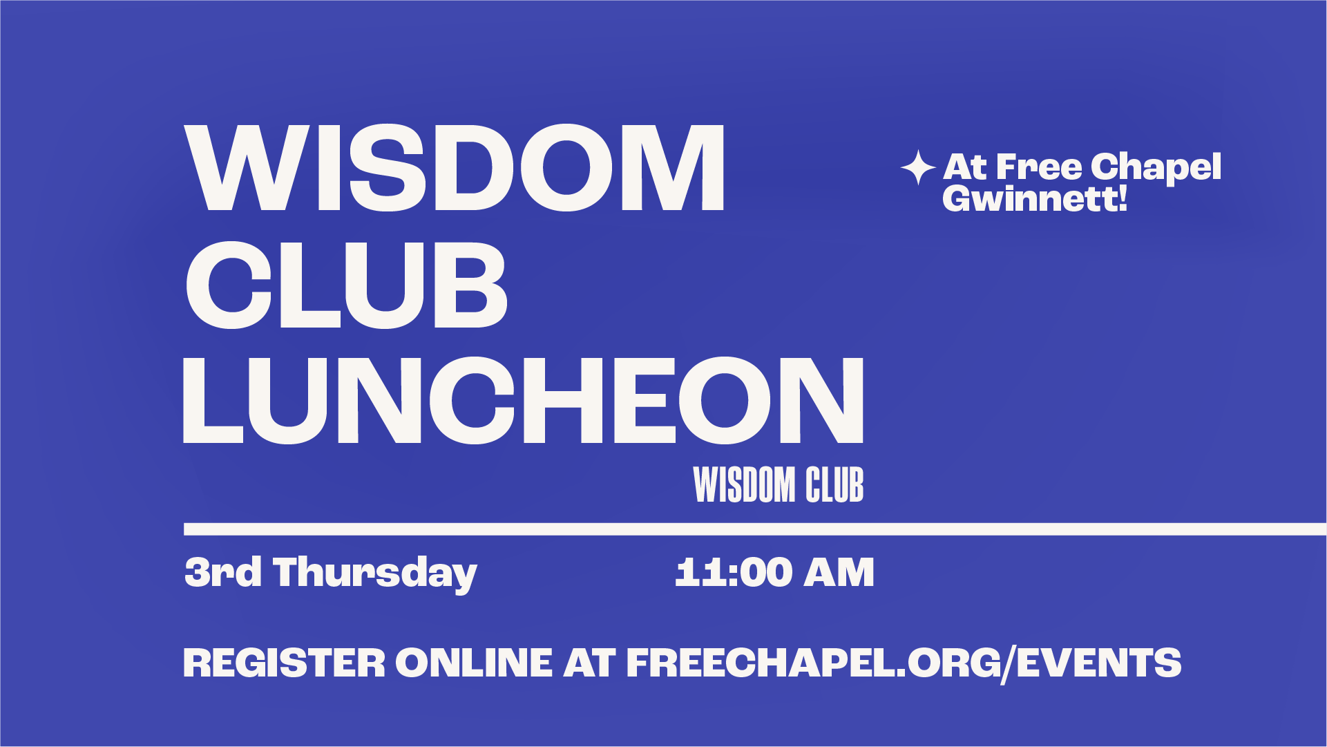 Wisdom Club Luncheon at the Gwinnett campus