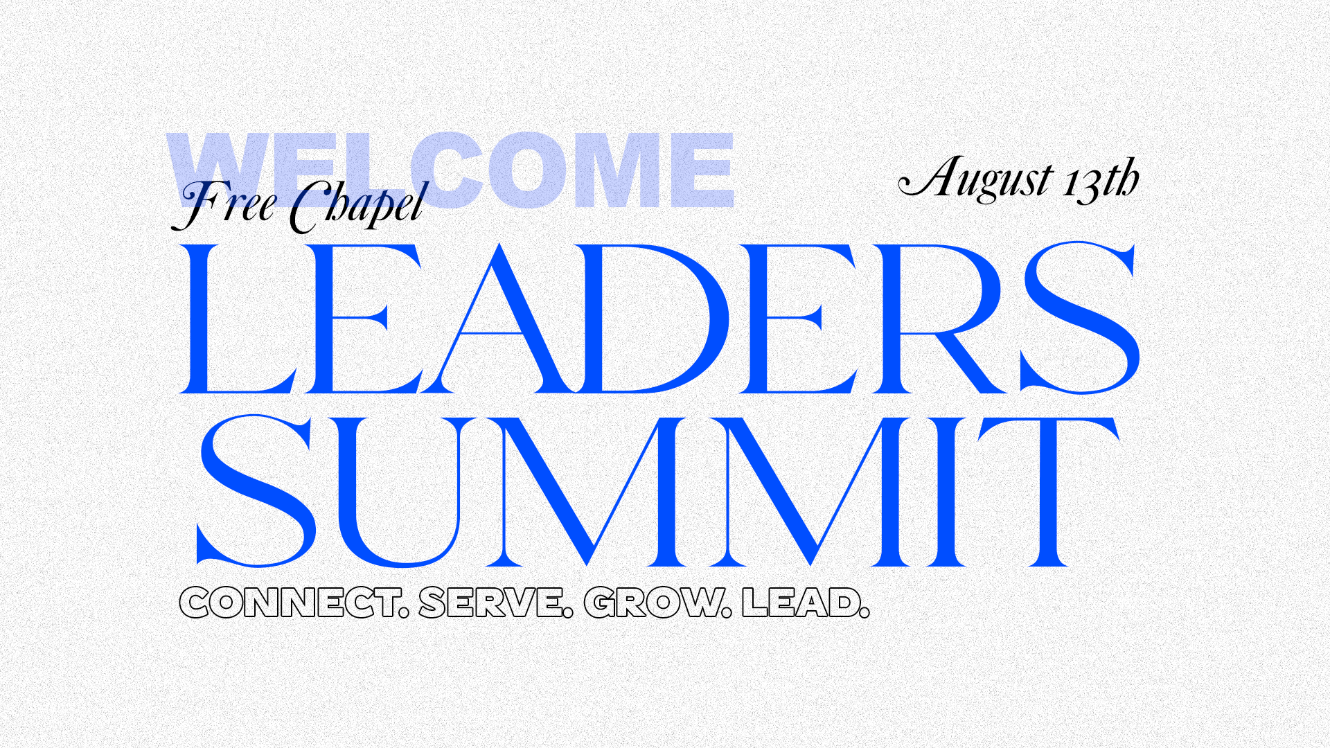 Leaders Summit at the Gwinnett campus