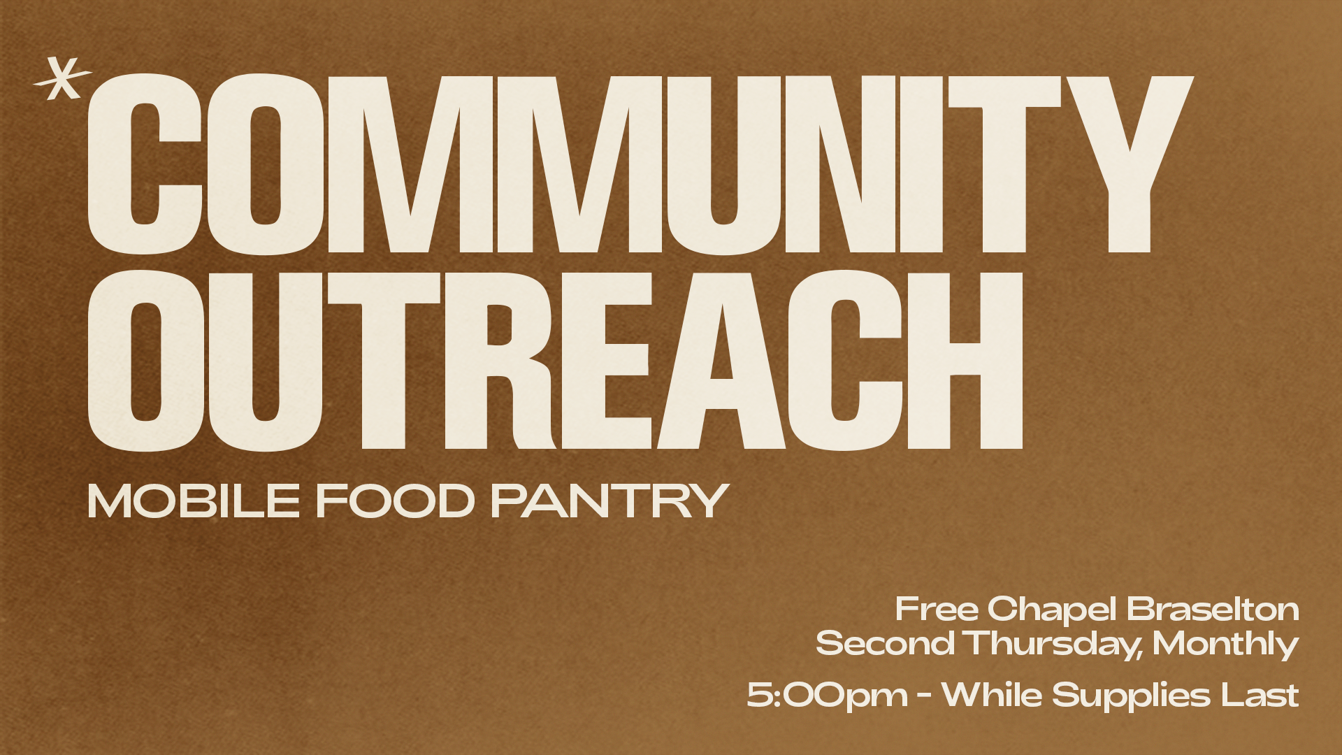 Community Outreach: Mobile Food Pantry at the Braselton campus