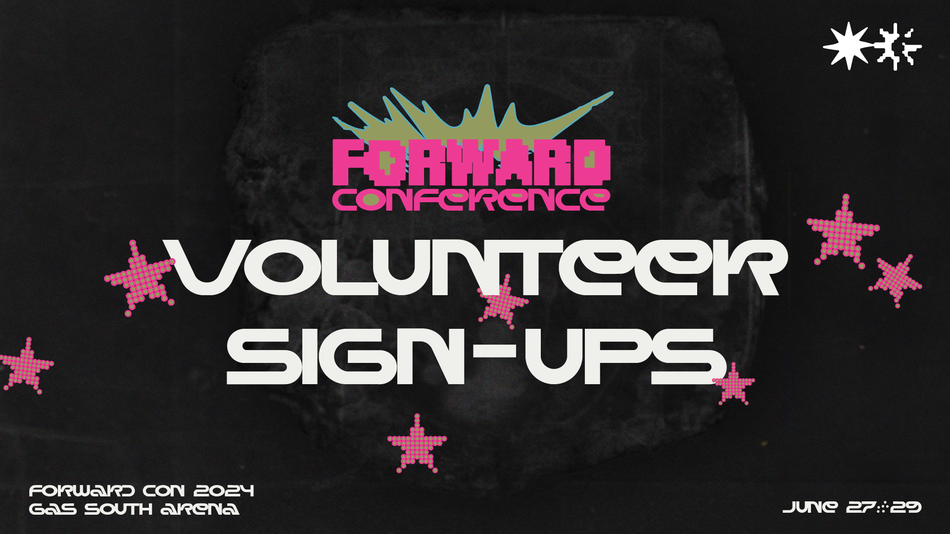 Forward Conference Volunteer Sign-Ups at the Alpharetta campus