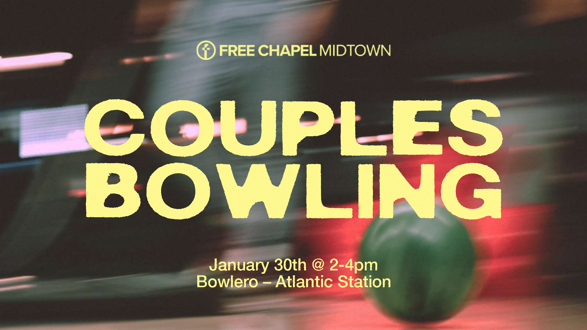 Couples Bowling at the Midtown campus