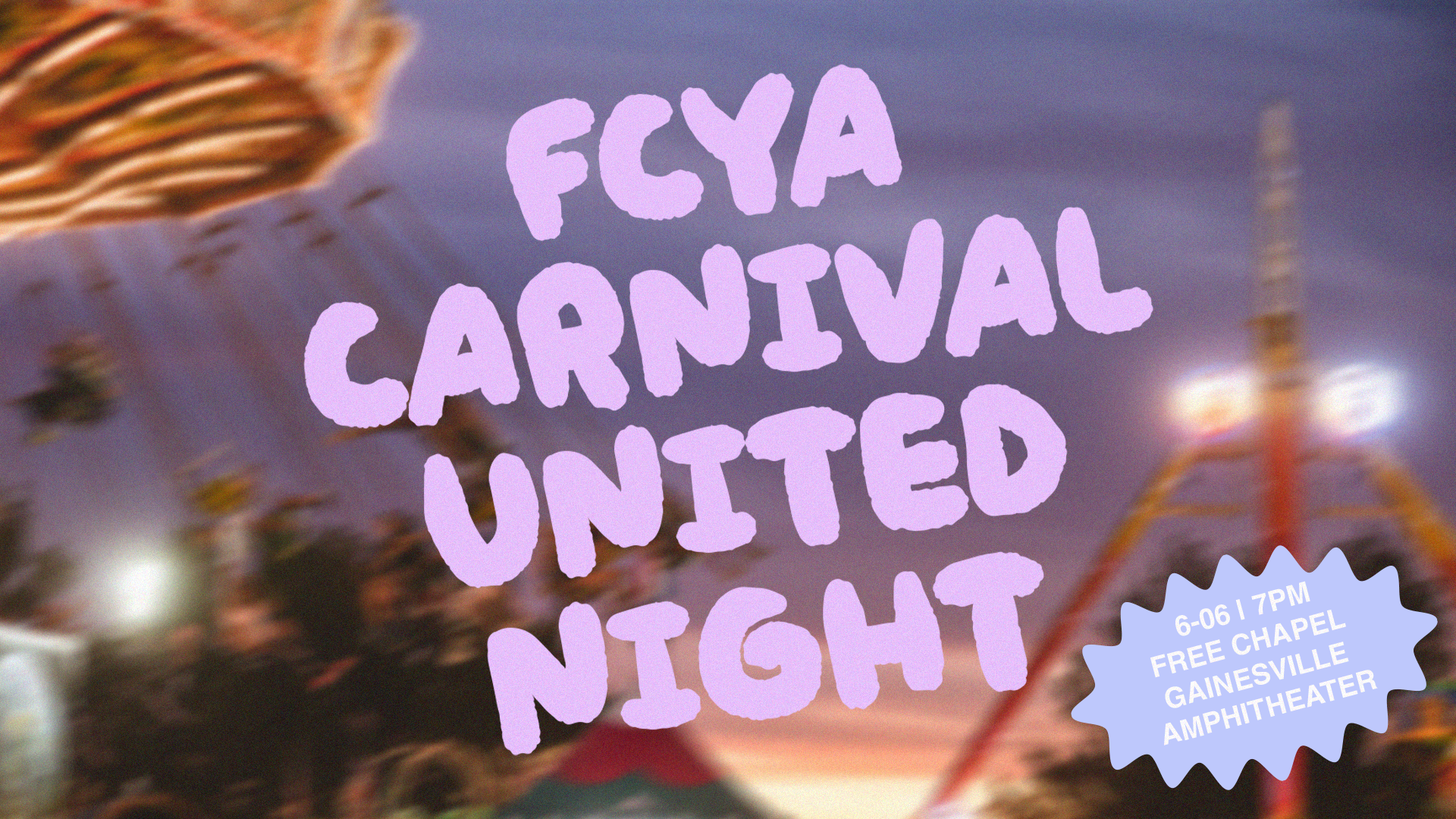 FCYA Carnival x United Night at the Gainesville campus