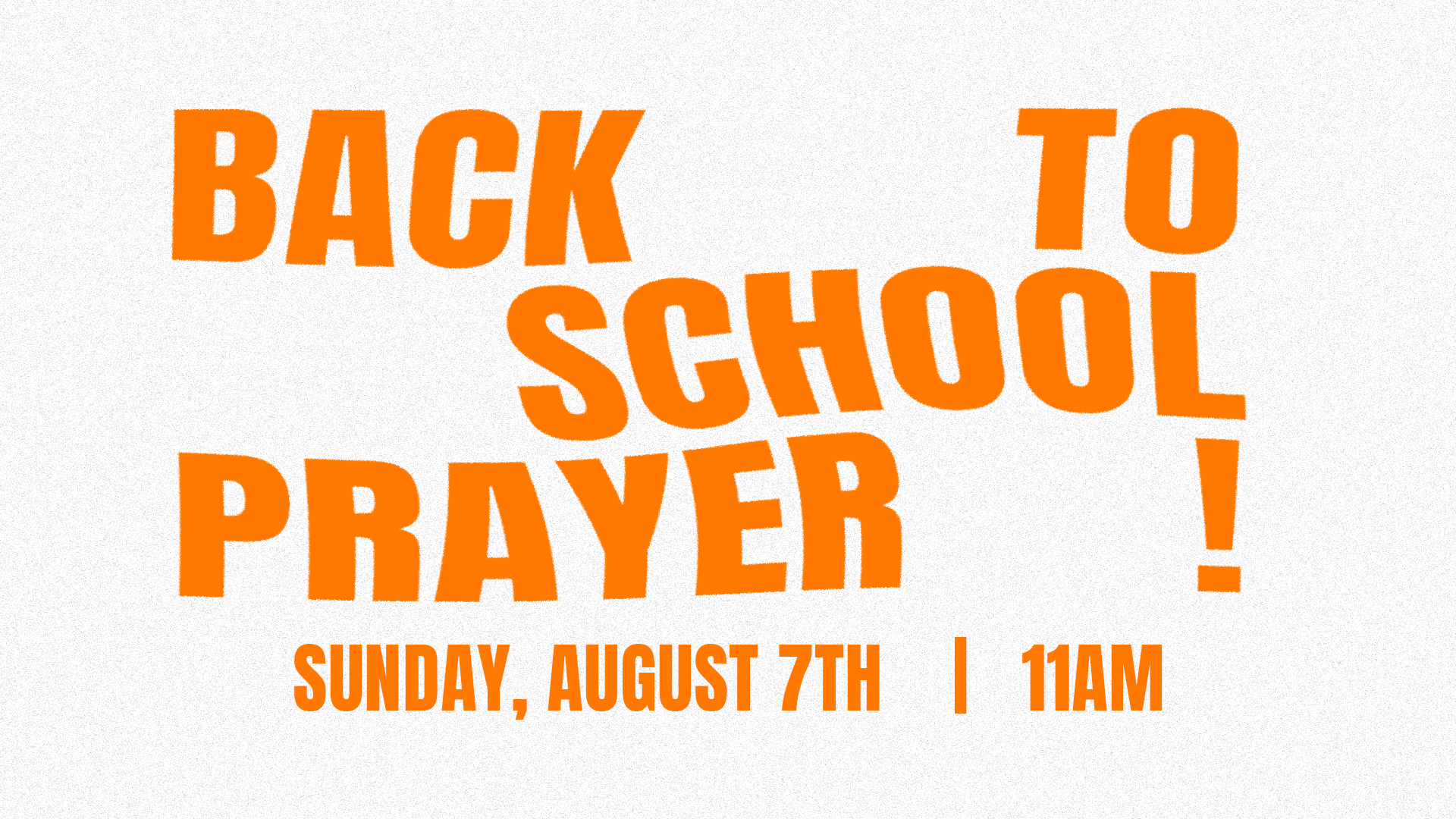 Back to School Prayer  at the Cumming campus